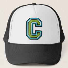 Monogramm des Buchstabe-"C" Truckerkappe