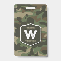 Monogramm des Camouflage Green Camouflage Arms