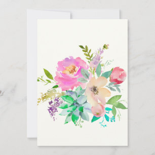 Monogramm des Englischen Nachmittaggartens Einladung