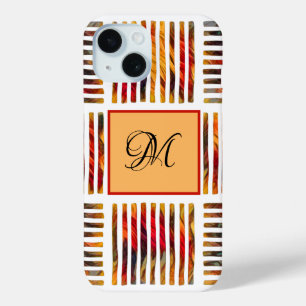 Monogramm des geometrischen Abstrakten Streifens i Case-Mate iPhone Hülle