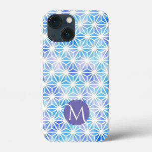 Monogramm des geometrischen Eisgitters Case-Mate iPhone Hülle
