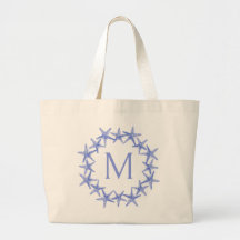 Monogramm des Kastenblau-Weiß-Starfish