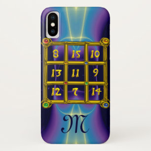 MONOGRAMM des MAGISCHEN QUADRAT-33 aquamarin, title_seo2