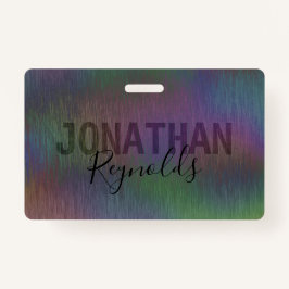 Monogramm des modernen holografischen Metalls - Ab Ausweis