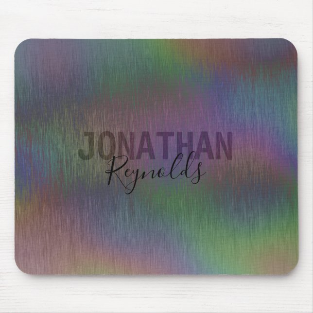 Monogramm des modernen holografischen Metalls - Mo Mousepad (Vorne)