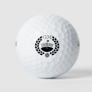 Monogramm des personalisierten Trauzeugen Golfball