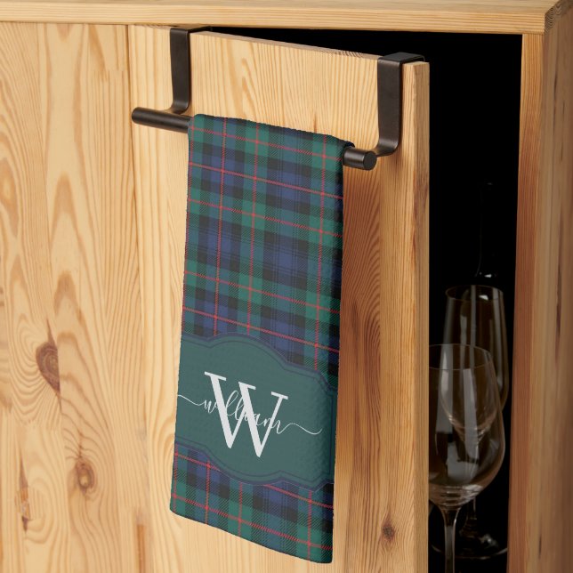 Monogramm des schottischen Clans Murray of Atholl  Geschirrtuch (Drittel gefaltet)