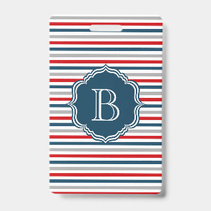 Monogramm-Design Ausweis