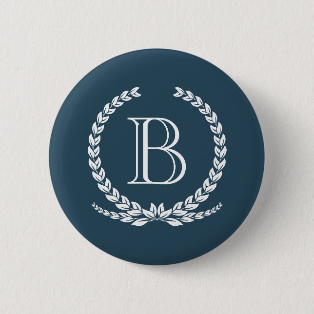 Monogramm-Design Button (Vorderseite)