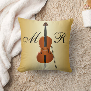 Monogramm Design Cello Kissen