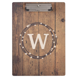 Monogramm-Design Klemmbrett