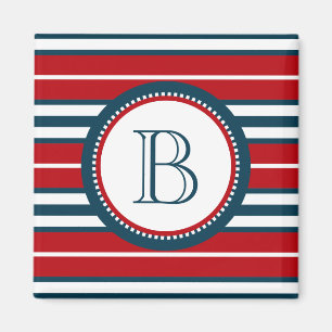 Monogramm-Design Magnet