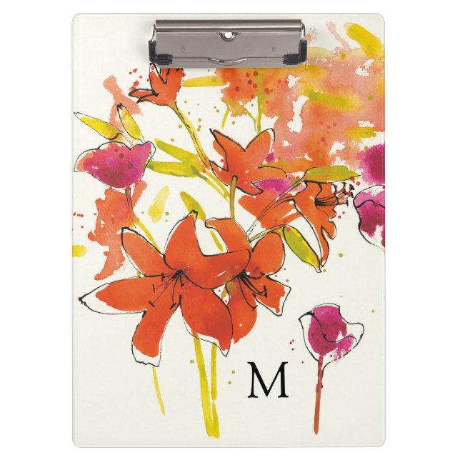 Monogramm | die Pflaume von Patty Klemmbrett (Vorderseite)