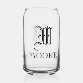 Monogramm Dosenglas