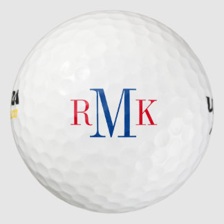 Monogramm | Drei Initialen Golfball