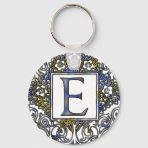 Monogramm E Schlüsselanhänger