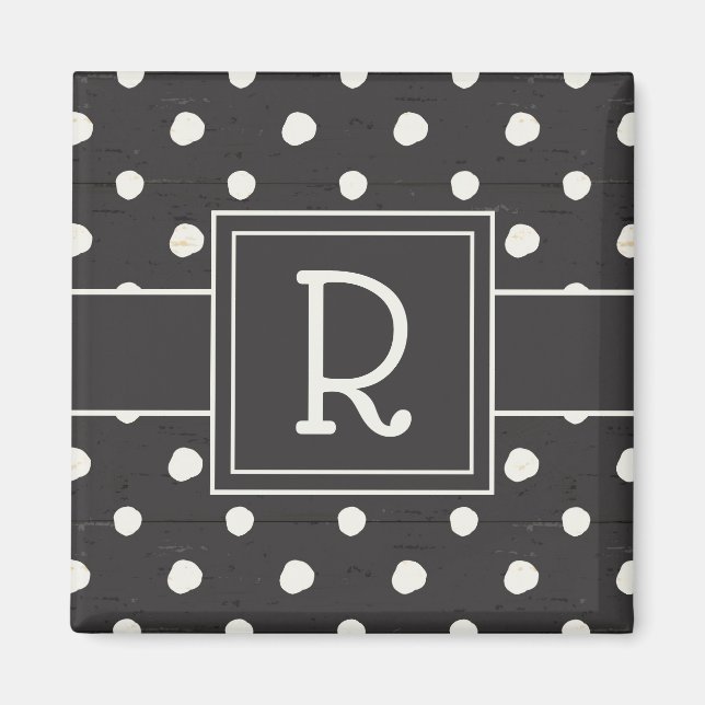 Monogramm | Einfache Zeichen Schritt 1 Magnet (Vorne)