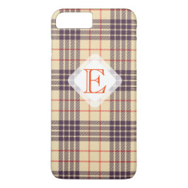 Monogramm, eleganter schottischer Beige aus Clan, Case-Mate iPhone Hülle