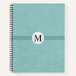 Monogramm Ente Ei grüne Zeitschrift für sie Notizbuch