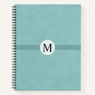 Monogramm Ente Ei grüne Zeitschrift für sie Notizbuch