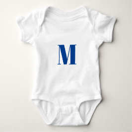 Monogramm Erstblau anpassen Baby Strampler