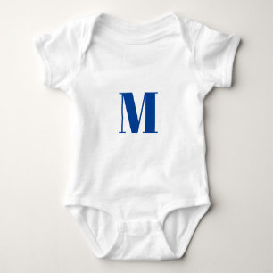 Monogramm Erstblau anpassen Baby Strampler
