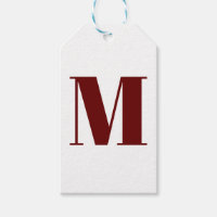Monogramm Erstburgundy-Maroon weiß anpassen