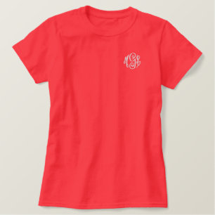Monogramm erster T - Shirt