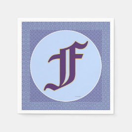 MONOGRAMM F SERVIETTE