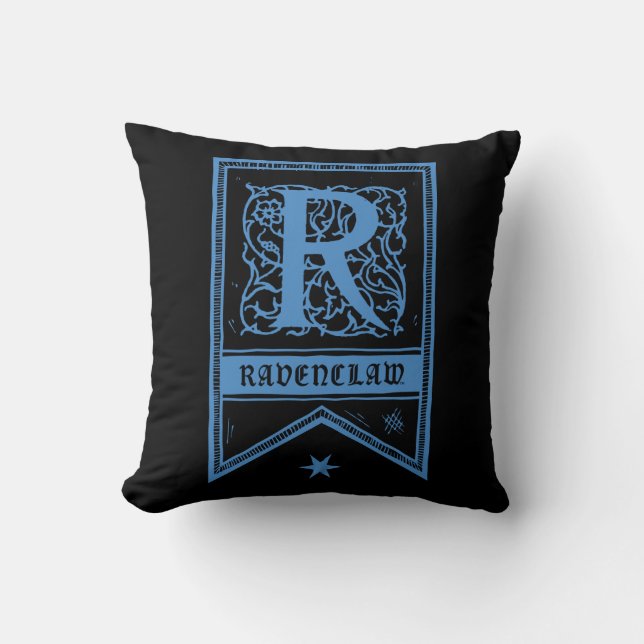 Monogramm-Fahne Harry Potters | Ravenclaw Kissen (Vorderseite)