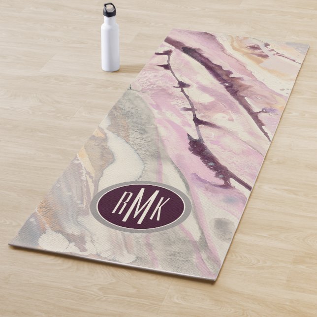 Monogramm | flüssiges I Yogamatte (Beispiel)