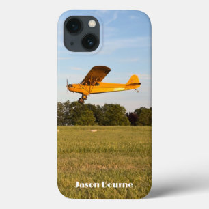 Monogramm Foto eines fliegenden Flugzeugs, Luftfah Case-Mate iPhone Hülle