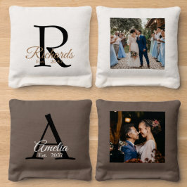 Monogramm-Foto-Hochzeit