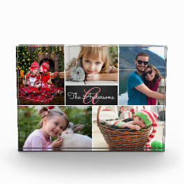 Monogramm-Fotolackenfamilie Fotoblock