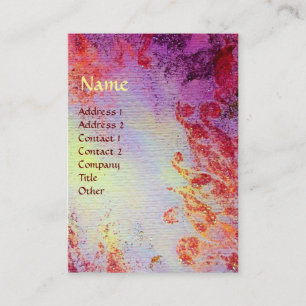 MONOGRAMM FÜR abstrakte GOLD-MAGIC-WIRBEL Visitenkarte