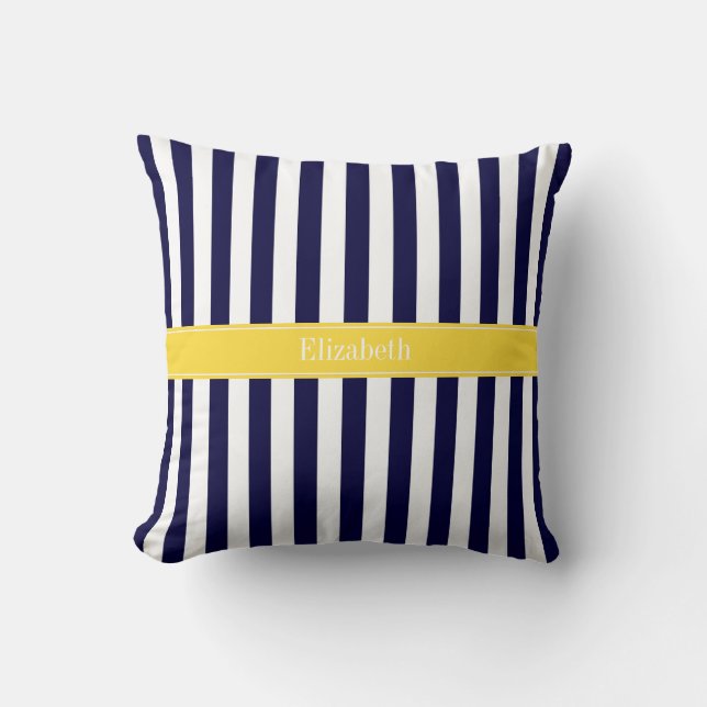 Monogramm für Ananas-Ananas-Ananasenamen Kissen (Vorderseite)