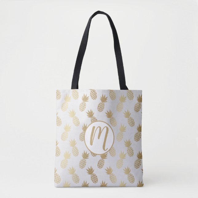 Monogramm für Ananas Tasche (Vorderseite)