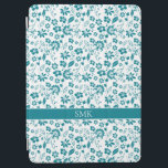 Monogramm für Aquamarine tropische Blume iPad Air Hülle<br><div class="desc">Girly Türkise Aquamarin Tropical Blume Monogram iPad Cover mit Platz für Ihren Namen oder Monogramm. Einfach mit Text,  Schriftart und Farben anpassen. Erstellt von Zazzle pro Designer BK Thompson exklusiv für Cedar und String; bitte kontaktieren Sie uns,  wenn Sie Hilfe beim Design benötigen.</div>