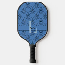 Monogramm für blaues Herz und Name benutzerdefinie