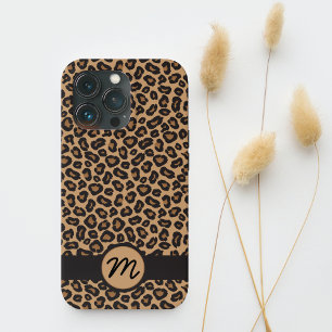 Monogramm für braunes Leopard Case-Mate iPhone Hülle