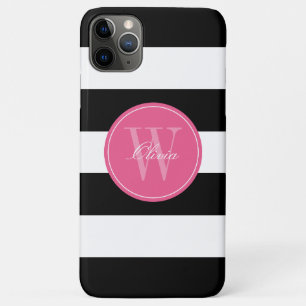 Monogramm für breite Streifen Case-Mate iPhone Hülle