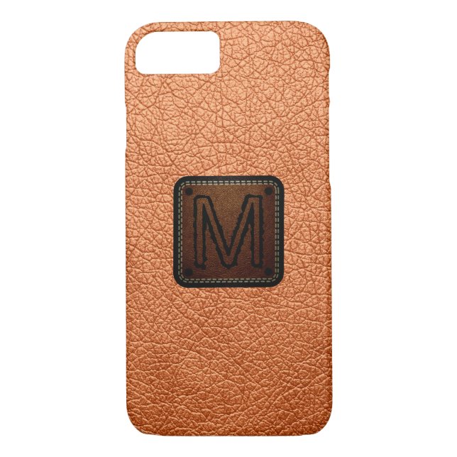 Monogramm für das Aussehen der Mandarine Case-Mate iPhone Hülle (Rückseite)