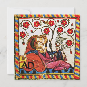 MONOGRAMM FÜR DAS ETERNAL-LIEBE-WEDERGERÄT EINLADUNG