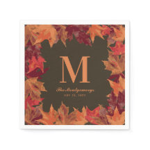 Monogramm für den glorreichen Herbst