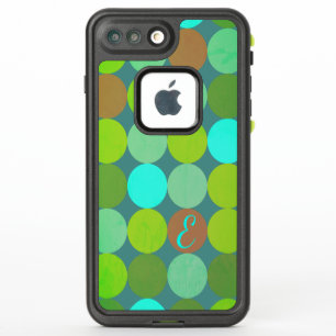 Monogramm für den grünen Aquamarinen Turquoise- un