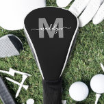 Monogramm für den personalisierten Anfangsnamen Golf Headcover<br><div class="desc">Erstellen Sie individuell Ihre eigene Personalisierte Anfangsbezeichnung Monogram Golf Head Cover. Dieses elegante, stilvolle Cover mit Golfkopf bringt Eleganz ins Grün mit einem einzigartigen Monogramm-Design, mit einem fett grauen Initial und einem fließenden weißen Skriptnamen für ein wunderbar personalisiertes Aussehen. Dieses mit Monogramm Kopftuch ist perfekt für Golfer oder Dame Golfer,...</div>