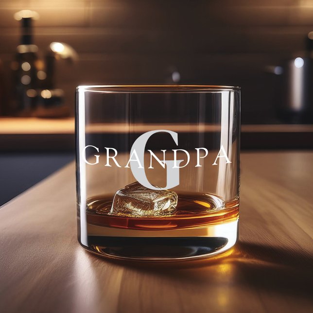Monogramm für den Personalisierten Opfernamen Whiskyglas (Von Creator hochgeladen)