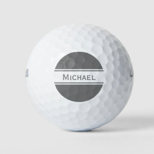 Monogramm für die Bezeichnung der weißen Streifen Golfball
