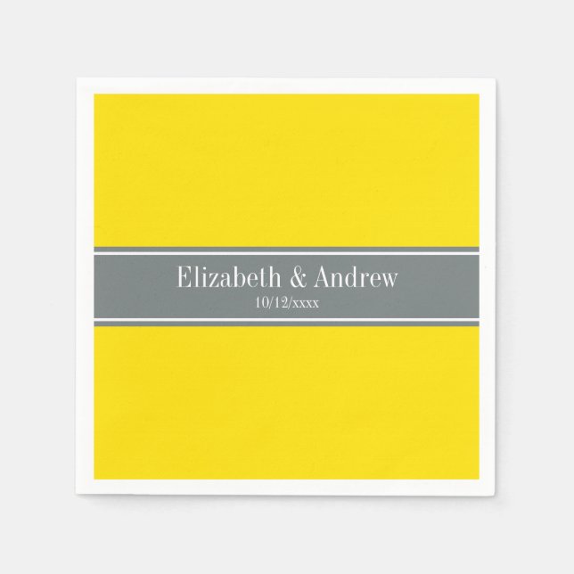 Monogramm für die Bezeichnung "Solid Yellow", "Cha Serviette (Vorderseite)