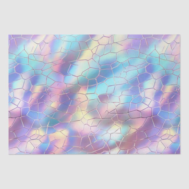 Monogramm für die Holographische Folie Seidenpapier (Vorderseite)